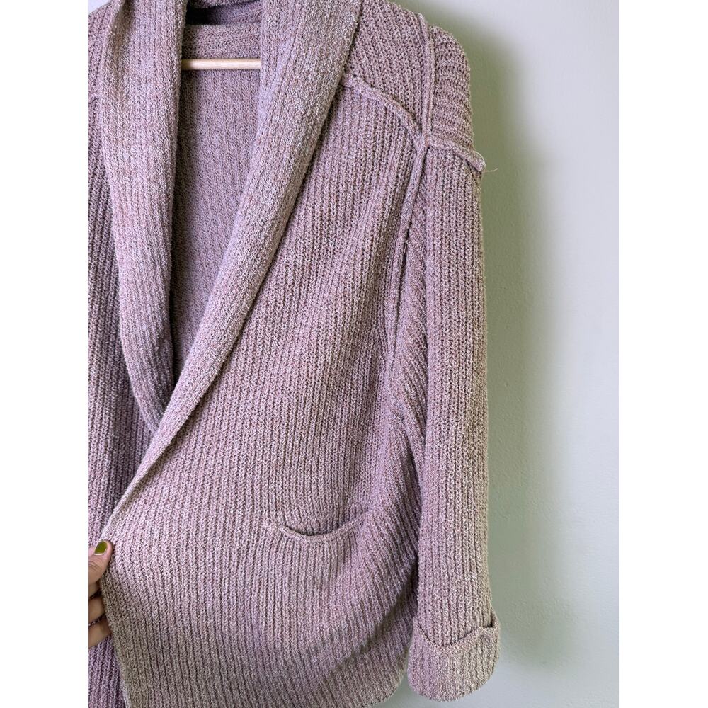 Free People Low Tide Cardigan Sweater Oversized Open Front XS/S - Picture 4 of 8